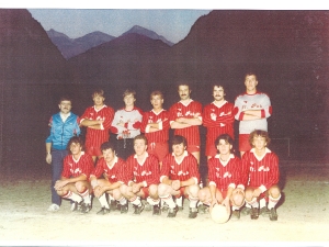 Torneo di calcio Radio Primiero 1985- Squadra \"il Pub\" 