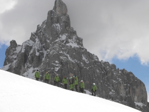 snowboarder a passo rolle