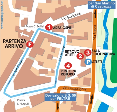 Percorso Skisprint - Zoom