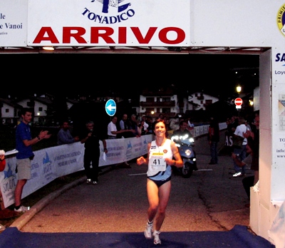 Arrivo di Rungger Renate al Trofeo San Vittore 2007